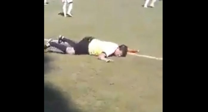 Pijany sędzia na meczu. Jest nagranie i będą konsekwencje [WIDEO]