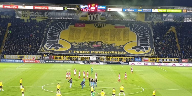 Kibice holenderskiej Bredy upamiętnili gen. Stanisława Maczka. „Wyzwoleni przez Polaków” [WIDEO]