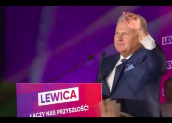 Na konwencji zagrali Kwaśniewskiemu „Ole, Olek”. Były prezydent wzruszony [WIDEO]