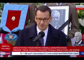 Premier Mateusz Morawiecki pożegnał ojca. „Płaczemy po tobie, mój kochany” [WIDEO]