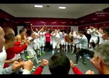 Tak Polacy świętowali awans na Euro. Grzegorz Krychowiak pokazał nagranie z szatni [WIDEO]