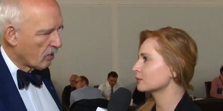 Dziennikarka „Wyborczej” zapytała Korwin-Mikkego o równouprawnienie. Rozbrajająca odpowiedź [WIDEO]