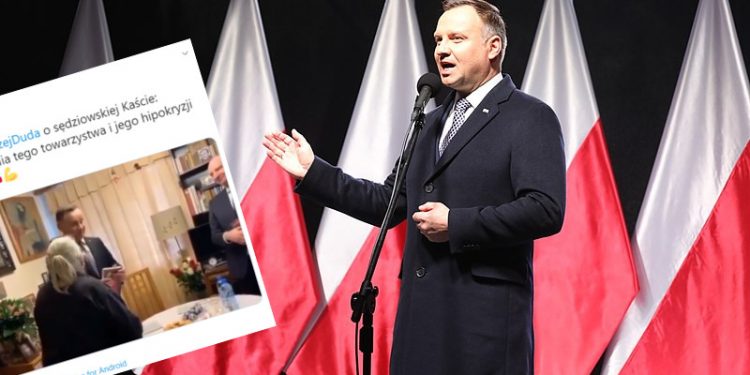Duda o sędziach: „Poziom zakłamania mnie osłabia” [WIDEO]
