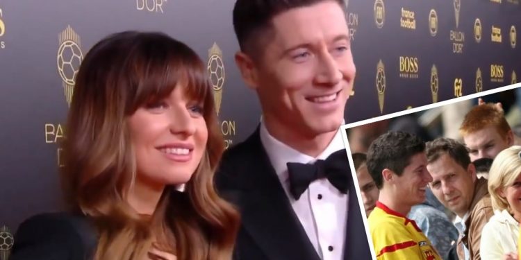 Lewandowscy zachwycili na gali Złotej Piłki. Internauci przypomnieli ich zdjęcie sprzed lat