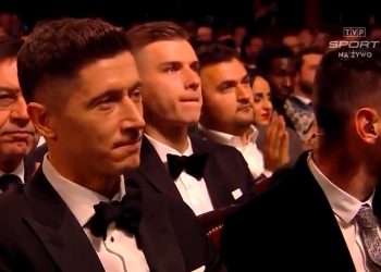 Złota Piłka 2019: Wymowna reakcja Roberta Lewandowskiego na wiadomość o 8. miejscu [WIDEO]