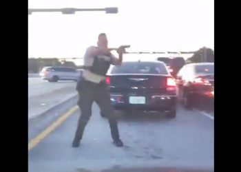 USA. Strzelanina na autostradzie. Wszystko nagrała telewizja [WIDEO]