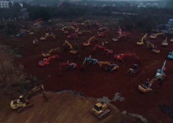 W Wuhan błyskawicznie wybudują szpital dla zakażonych koronawirusem [WIDEO]