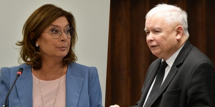 Małgorzata Kidawa-Błońska, Jarosław Kaczyński