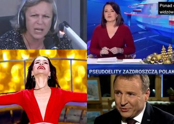 „Wiadomości” TVP: Pseudoelity zazdroszczą Polakom Sylwestra. Hanna Lis: Ja tego szamba nie oglądam [WIDEO]