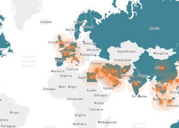 zasięg koronawirusa