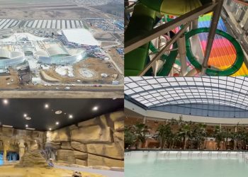 wnętrze aquaparku park of poland