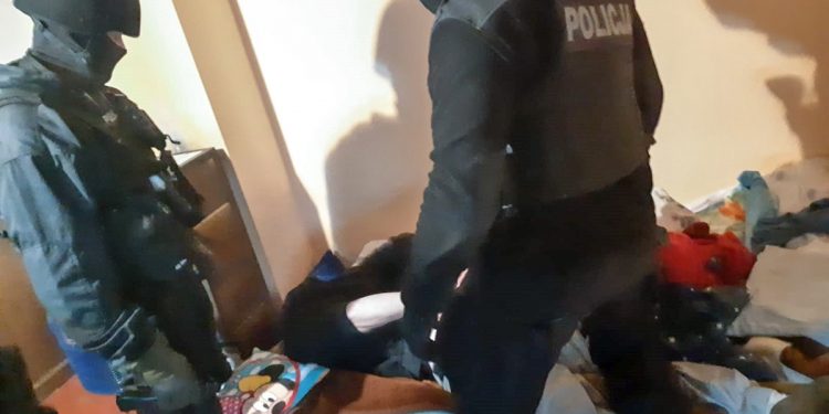 policjanci zatrzymują