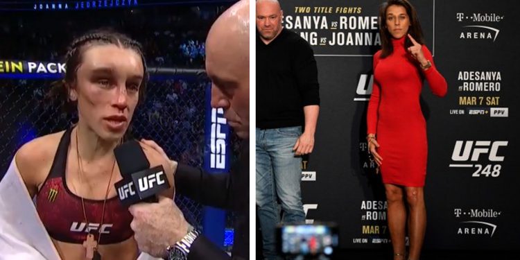 Jędrzejczyk stoczyła świetną walkę z Zhang. Potem obie trafiły do szpitala [WIDEO]