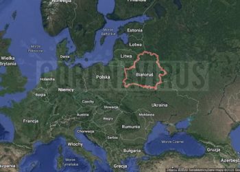 Białoruś na mapie