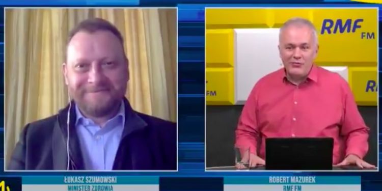 Minister Łukasz Szumowski w końcu się wyspał? „Wygląda jakieś 10 lat mniej” [WIDEO]