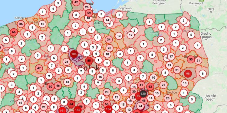 Tam koronawirus nie dotarł! Mapa wskazuje takie miejsca w Polsce