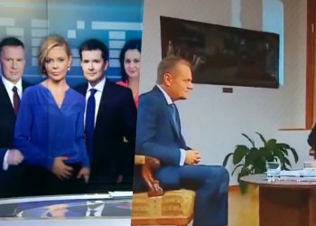 tusk dziennikarze tvn