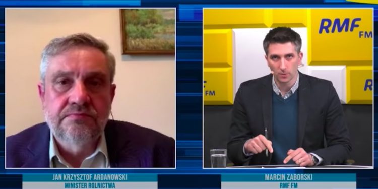 Spięcie ministra z dziennikarzem. „Mogę być wobec pana nieprzyjemny” [WIDEO]