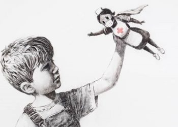 Banksy stworzył nowe dzieło. Tym razem nawiązuje do koronawirusa