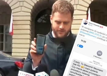 Neumann chciał sprzedać maseczki? Wiceminister ujawnia SMS