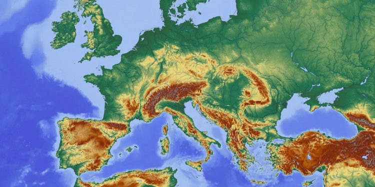 mapa europy