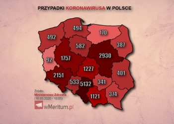 mapa zakazen koronawirusem