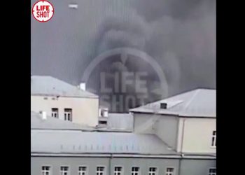Moskwa: Pożar w szpitalu dla chorych z koronawirusem. Jedna osoba nie żyje [WIDEO]