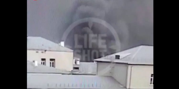 Moskwa: Pożar w szpitalu dla chorych z koronawirusem. Jedna osoba nie żyje [WIDEO]