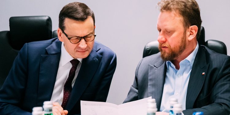 morawiecki z szumowskim