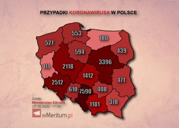 zakażenia koronawirusem