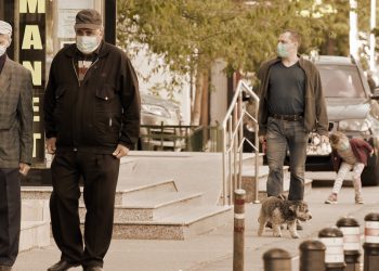 dystans społeczny maski