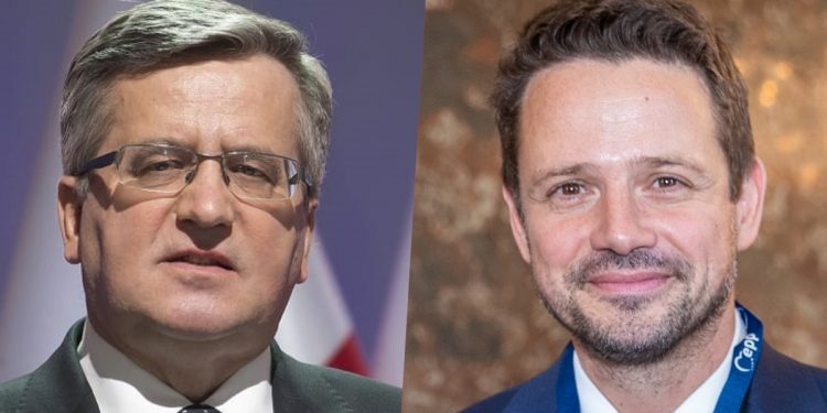 komorowski z trzaskowskim