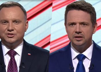 zdjęcie dudy i trzaskowskiego