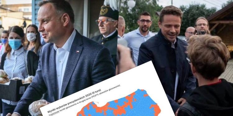 Polska jest podzielona na pół? Te mapy mówią coś zupełnie innego