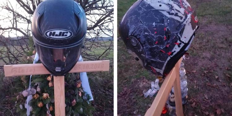 Ktoś ukradł kask zmarłego. Motocykliści apelują