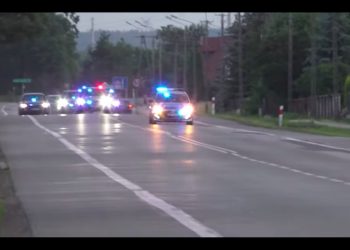 Tak kolumna SOP wiozła Andrzeja Dudę na wieczór wyborczy. Senator: „Jak szarża spychaczami” [WIDEO]