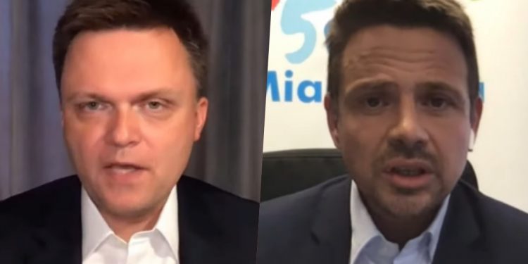 trzaskowski z hołownią