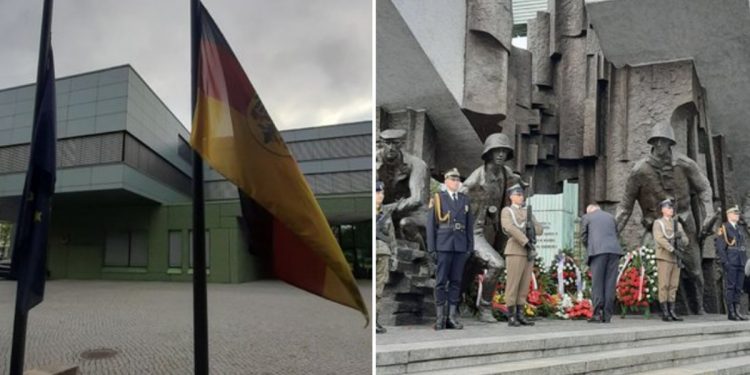 Ambasada Niemiec upamiętniła Powstanie Warszawskie [FOTO]