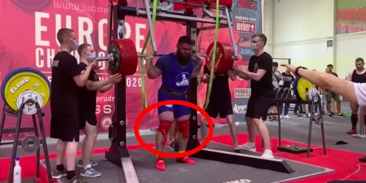 Potworna kontuzja sztangisty. Nagranie tylko dla osób o mocnych nerwach! [WIDEO]