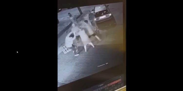 Brutalne pobicie pracowników Żabki. Nagranie z monitoringu trafiło do sieci [WIDEO]