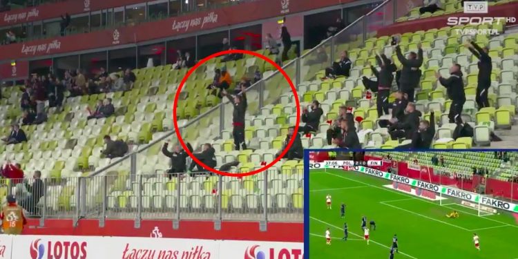 Tak Lewandowski reagował na gole Grosickiego. Wszystko uchwyciły kamery [WIDEO]