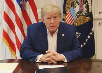 Trump nagranie ze szpitala