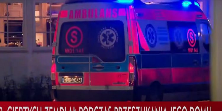 karetka pod domem giertycha