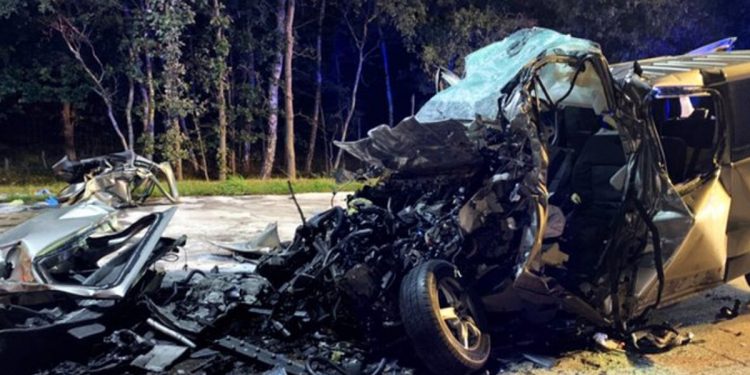 Koszmarny wypadek Polaków na niemieckiej autostradzie! Wszyscy zginęli