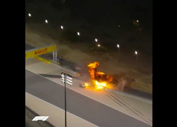 Makabryczny wypadek w F1. Poszkodowany Romain Grosjean pokazał nagranie ze szpitala [WIDEO]
