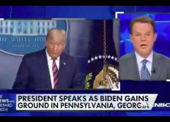 Stacje telewizyjne przerywają przemówienie Trumpa. Ten moment przejdzie do historii [WIDEO]