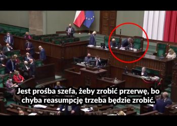 Burza po nagraniu z Sejmu. Marszałek usłyszała: „Elżbieta, jest prośba szefa” [WIDEO]