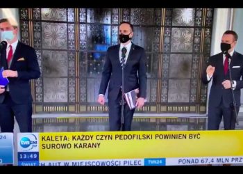 Awantura podczas konferencji prasowej. Tarczyński starł się z dziennikarzem TVN24 [WIDEO]