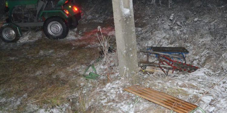 Wypadek podczas kuligu. Ciągnik przygniótł nastolatka