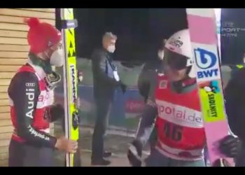 „Rozmowa” Żyły i Eisenbichlera hitem sieci. Skoczkowie nadają na tych samych falach? [WIDEO]